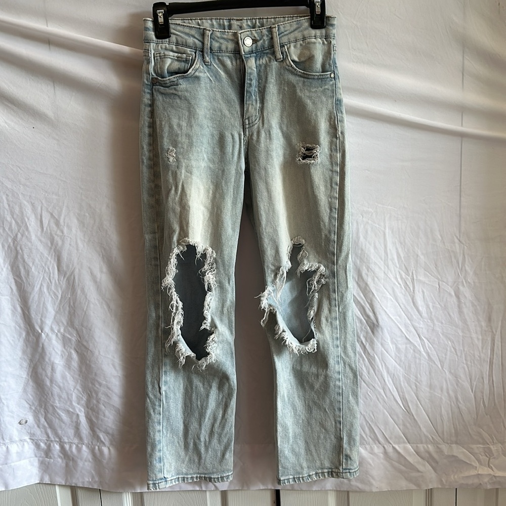 Art class, girls destructed jeans, size 12. Make a Bundle and save!